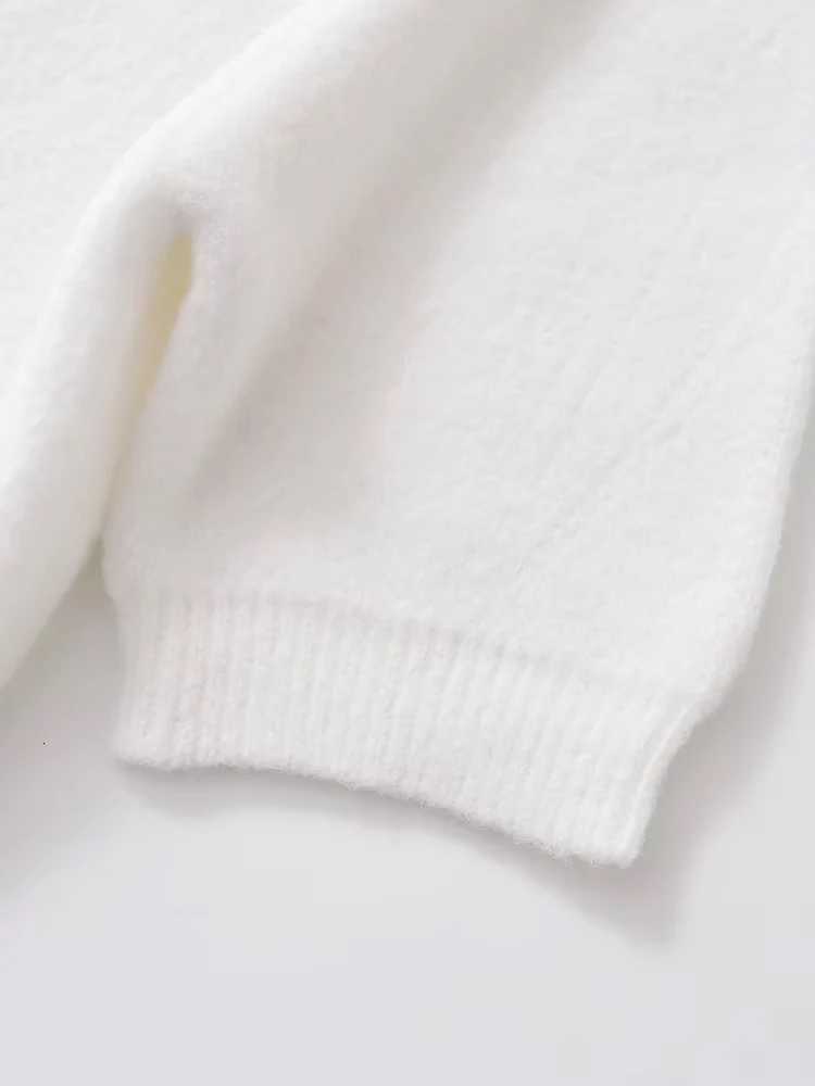 100% Cotton Knitted Cardigan Sweater with Buttons Round Neck Short Sleeve Female Outerwear Chic Tops Fashion X250724