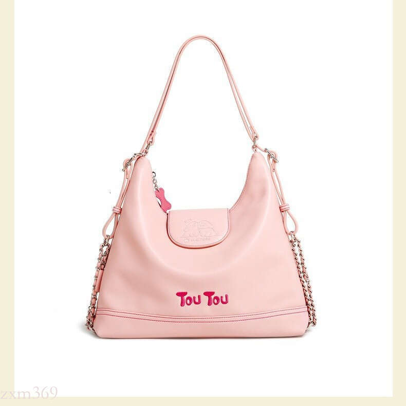 Toutou Line Puppy Large Capacity Tote Backpack Shoulder Bag Cute Light Luxury Ins High Appearance
