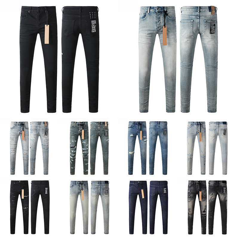 Ksubis Jeans Designer Mens Jeans classic fashion Hole breaking design hip hop streetwear pants casual streetwear high-quality Jeans skinny Jeans