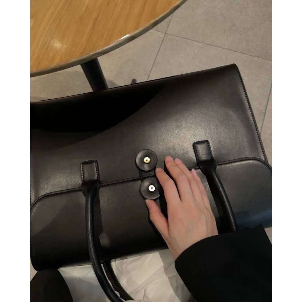 Vintage Women Laptop Briefcase 16 Inches Computer Bag Business Document Organizer Ipad Totes Pu Leather Ladies Handbag Black