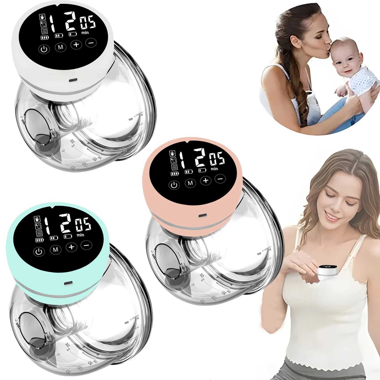 2024 Wearable Breast Pump Electric Fully Automatic Integrated Breast Pump Portable Breast Pump Breast Milk Collection Feeding X250724