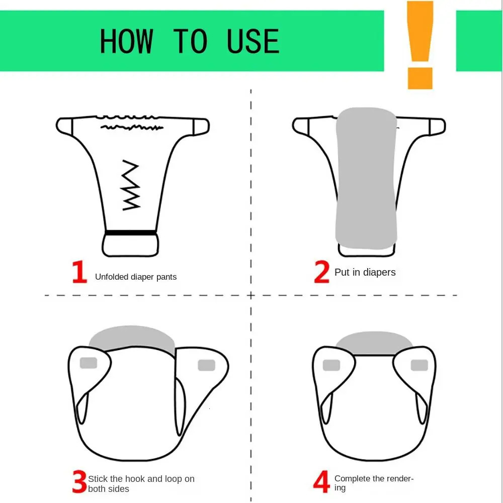 012 Months Adjustable Reusable Diaper Pants Baby Washable Convenient 315kg Leakproof Cloth Diapers born 250724