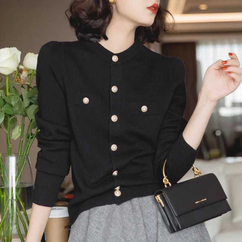 Knitted Cardigan Sweater Fashion Women Autumn Long Sleeve Short Coat Korean Single Breasted Slim Top Casual Pull Femme 17375 X250724