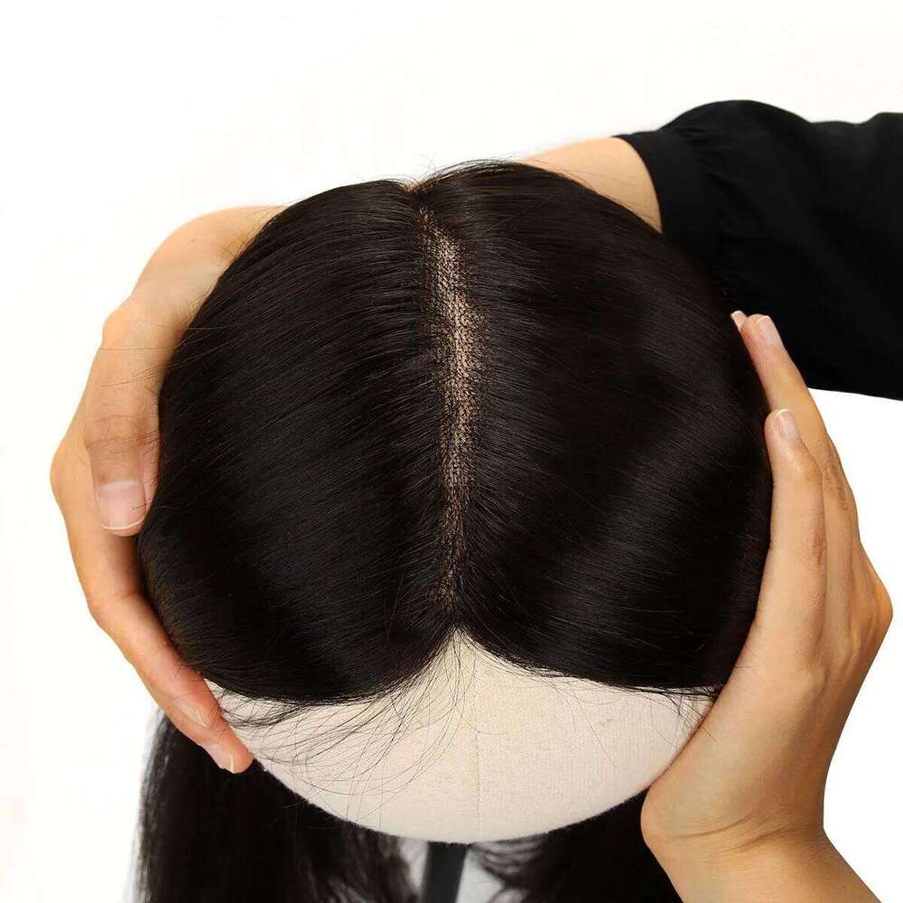 TUW06 System for Women Lush Brazilian TopUnique Human Natural Looking Toppers Piece Hair Topper