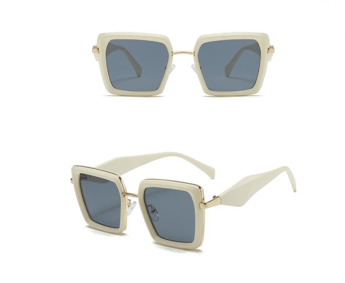 Designer Sunglasses For Women Men Oversize Frame Sunglasses Luxury Polarized Lens Goggle Pilot PC Frame Oversized UV400 Eyewear Luxury Style Sunglasse