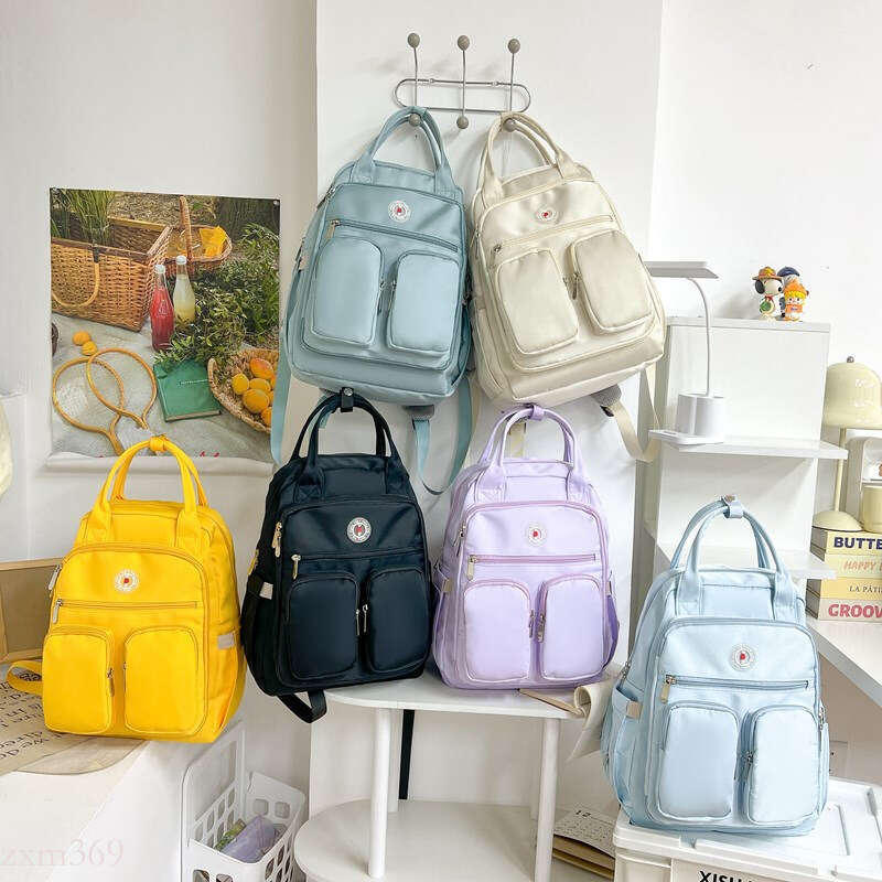 New Large Capacity Backpack for Men and Women, Lightweight Travel Bag, Fashionable Mommy Handbag