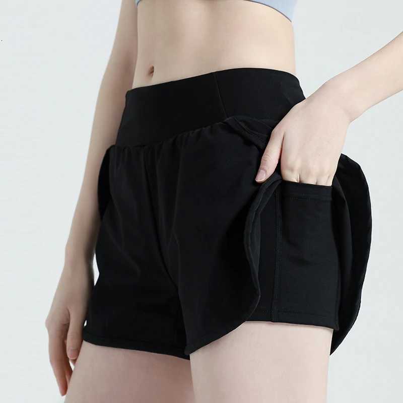 Summer Yoga Shorts Women Fitness Shorts Biker Workout Running Sports Shorts Female Breathable Sportswear With Pocket XJ250724