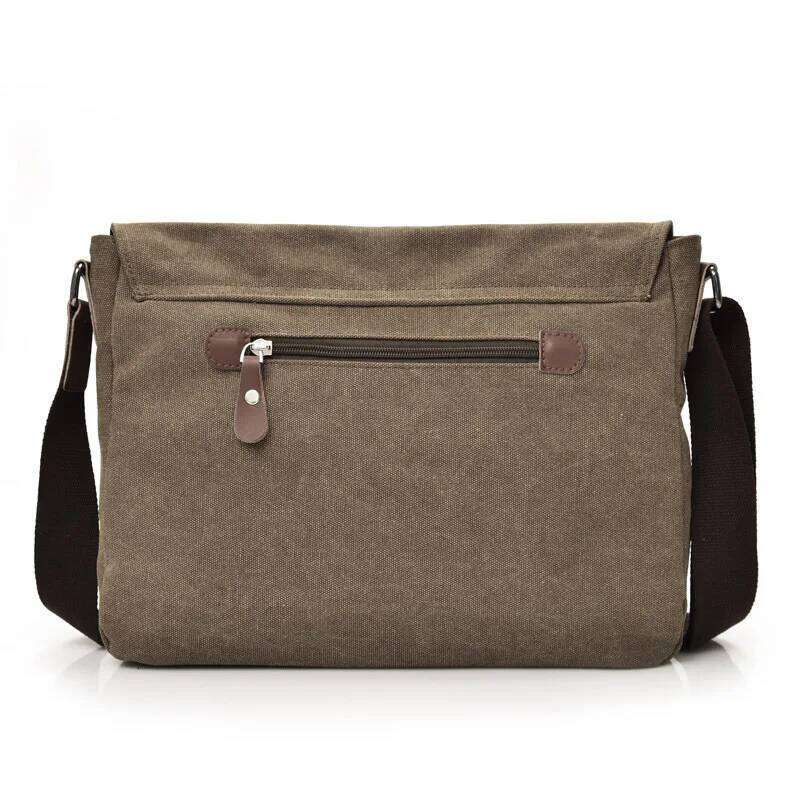 Crossbody Male Canvas Shoulder Messenger Handbags For Travel Casual Satchel Bolsos Hombre
