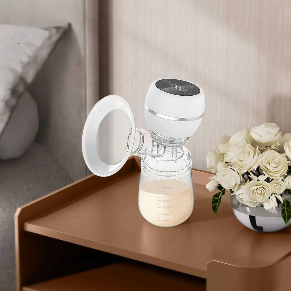 180ML Portable Hands-Free Breast Pump with Touchscreen LED Electric Breastfeeding Pump Portable Milk Extractor for Baby Feeding X250724
