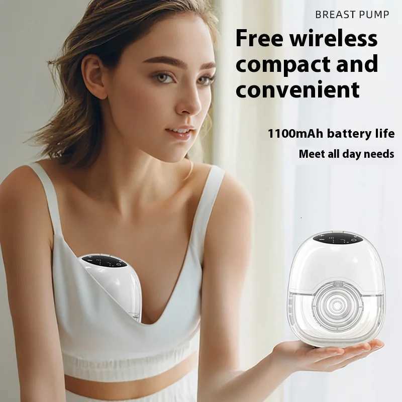 180ML Hands-Free Electric Portable Breast Pump BPA-Free with LED Display 4 Modes 12 Levels X250724