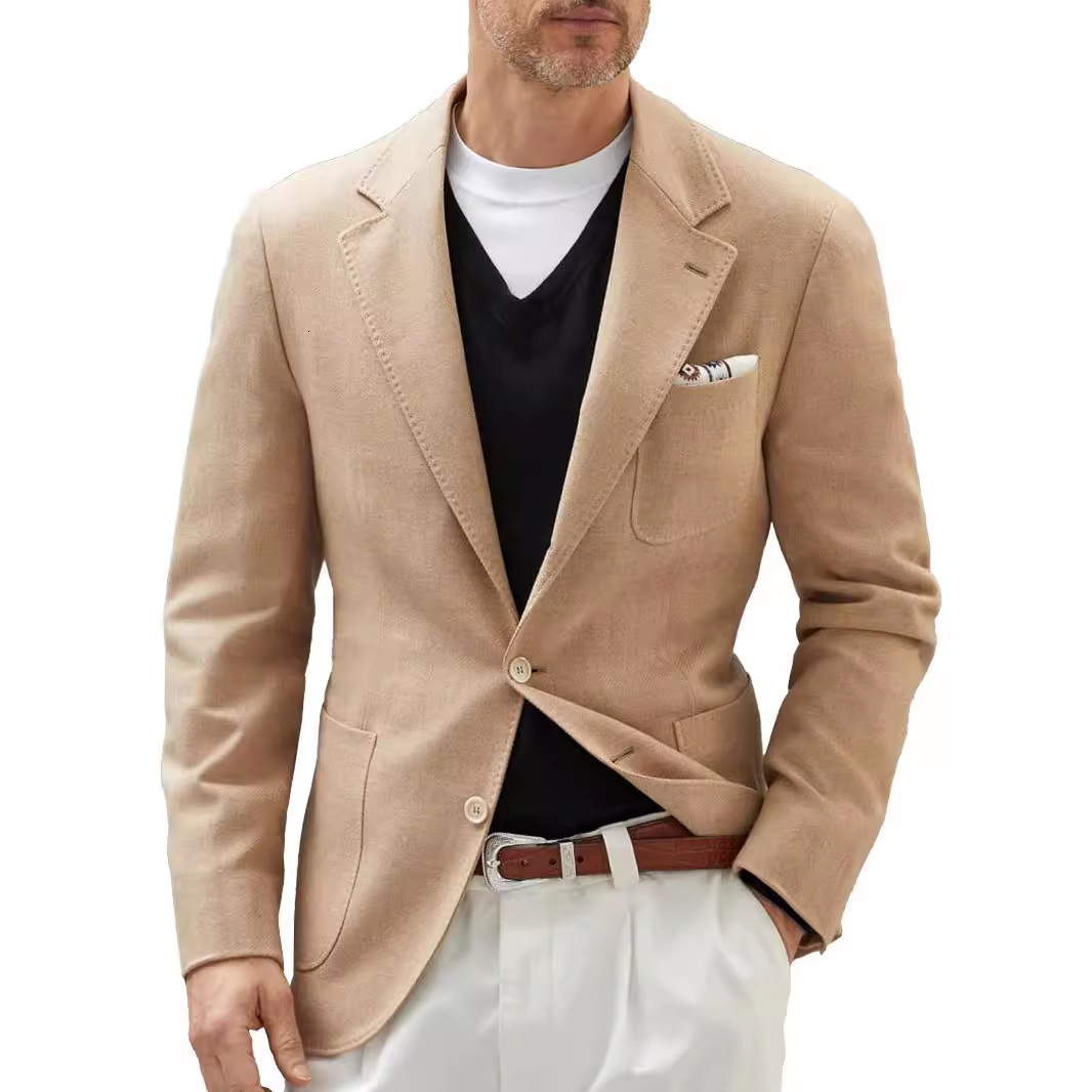 Hot Selling Mens Cross-Century Classic Single Suit Mens Four Seasons High-End American Style Small Blazer Jacket