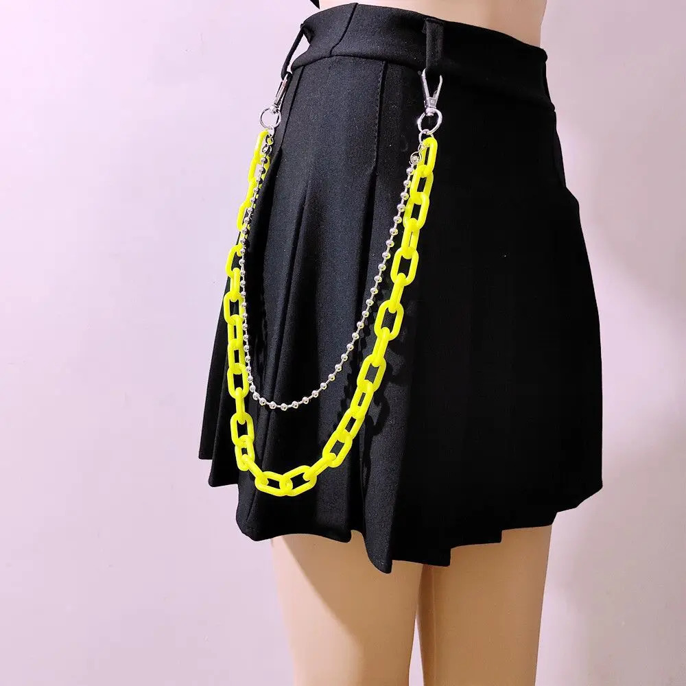 Punk Waist Chain Belt Silver Trousers Chain for Women Jeans Belt Chain for Pants Cool Metal Rock Chain Hiphop Summer Jewelry 250722