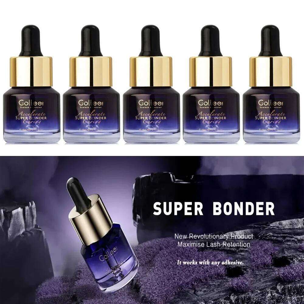 Gollee Super 1/3/5pcs Lash Longer Lasting Oilproof for golle Extension Bonder Eyelash Enhance eyelash adhesion X250724