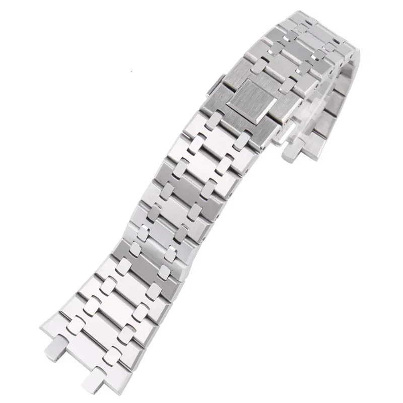 21mm 26mm Watchband Men Women Full Stainless Steel Bracelet For Watch Strap Folding Buckle Strap 250723