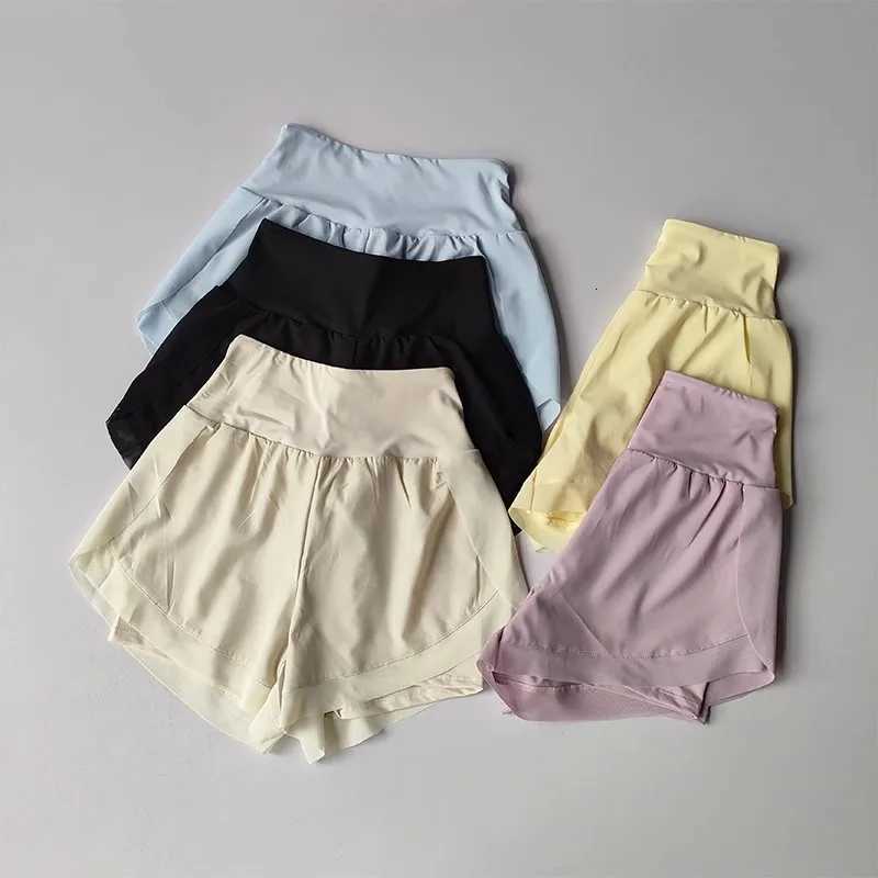 2 in 1 Womens Summer Running Sports Shorts Fitness Yoga Shorts Quick Drying Outdoor Tennis Casual Training Shorts XJ250724