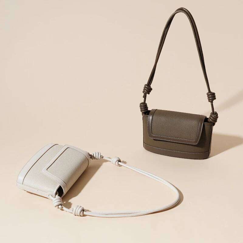 New Genuine Leather Women's With Top Layer Cowhide, 2025 Fashionable And Versatile Single Shoulder Crossbody Small Bag