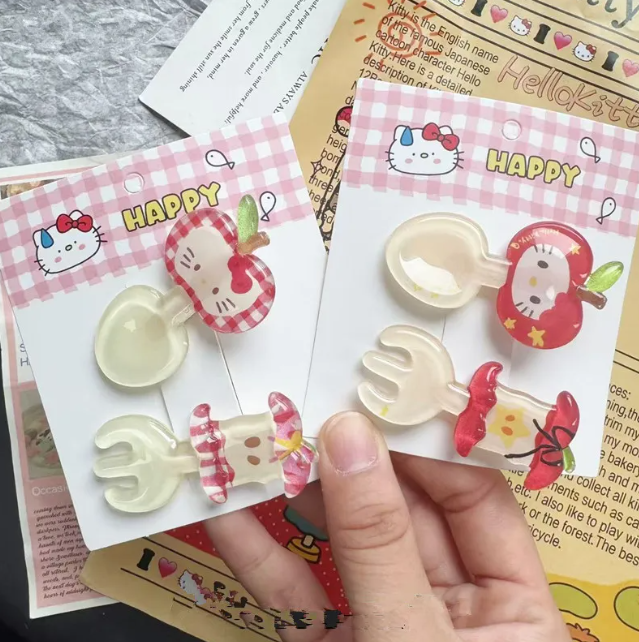 Children Hair Pins Designer sweet Cute cartoon Candy colored clip girly hair accessories fashion Hairpin CLip Barrettes Accessories Hairgrips