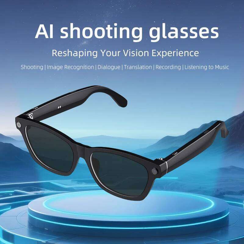 Meta Glasses 2025 New AI Shooting Smart Glasses 1080P Video Recorder Voice Assistant Music Bluetooth Connectivity Anti Blue-Light Sunglasses