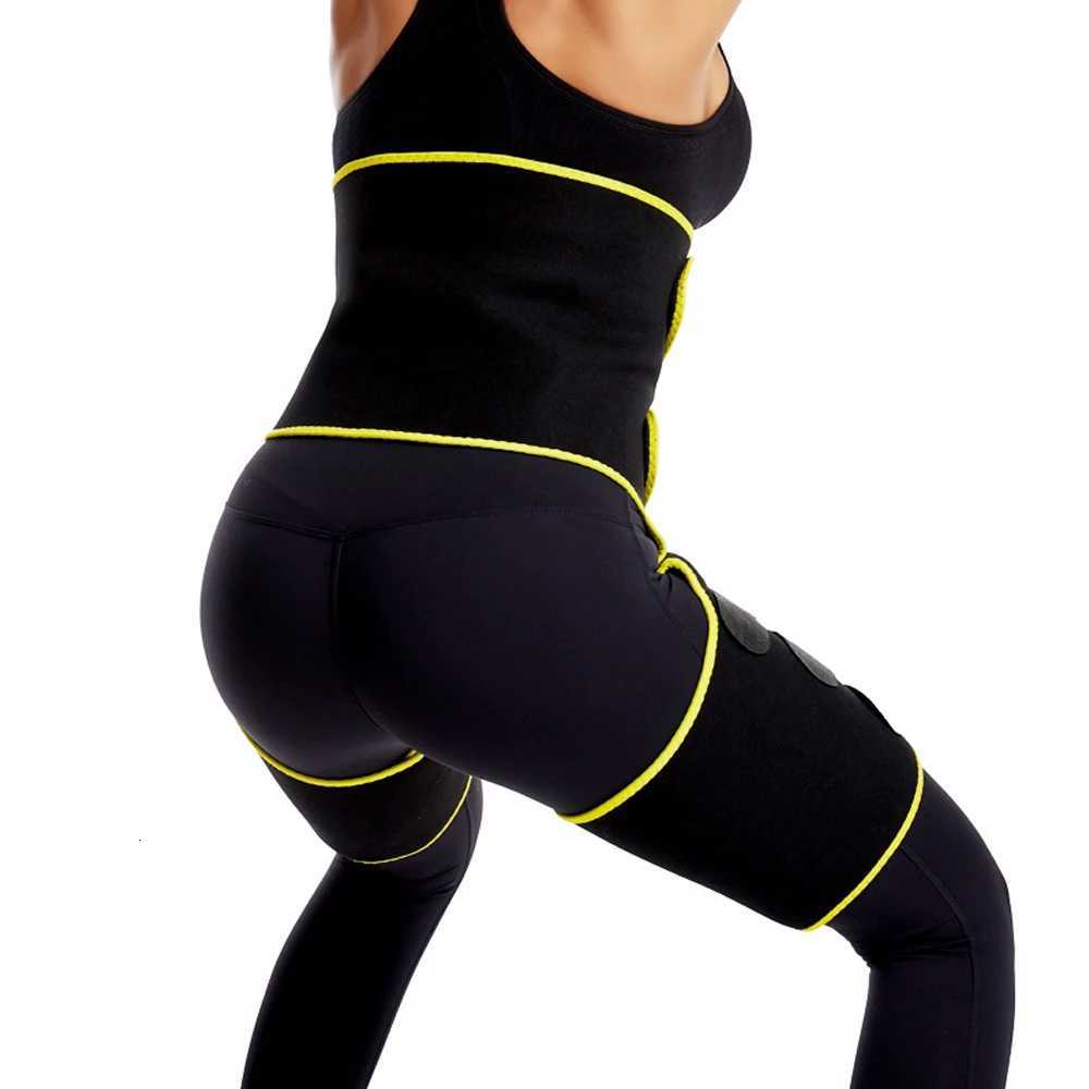 3 in 1 Waist Thigh Trimmer Body Shaper Weight Loss Slimming Support Belt Hip Raise Corsets Workout Fitness W250724