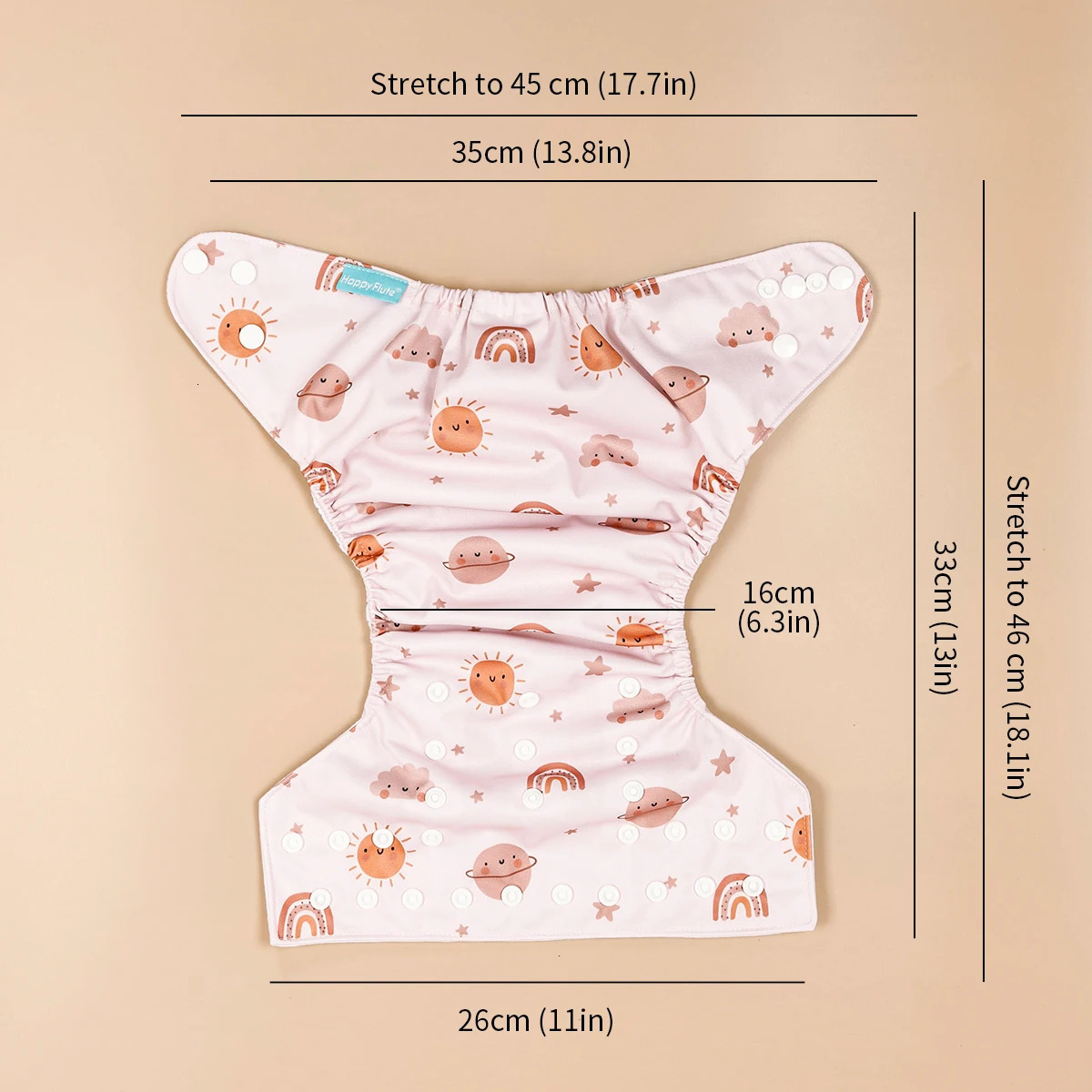 3pcsset Comfortable And Soft Ecological Diapers Washable Reusable Baby Cloth Diaper 250724
