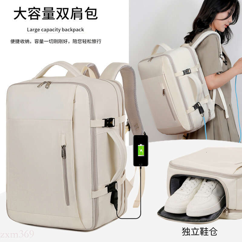 Multifunctional Men's Casual Lightweight Computer School Short-distance Business Trip Travel Backpack Women's Bag