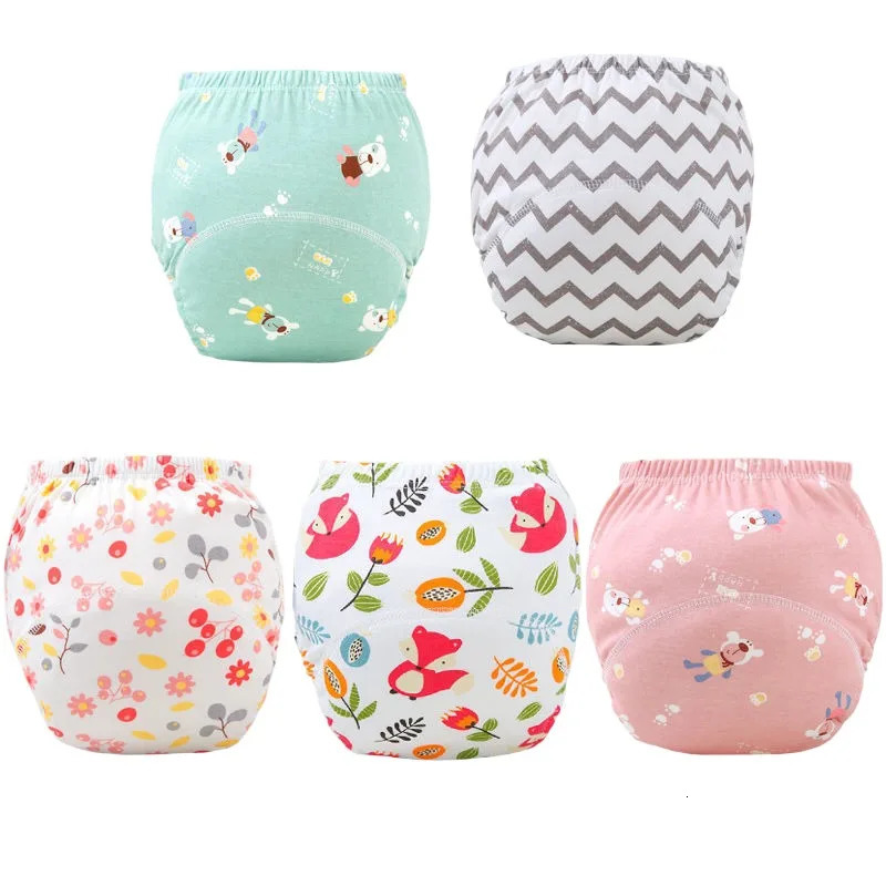 Baby Reusable Washable Diapers Ecological Potty Training Pants Waterproof Cotton Cleanliness Cloth Diaper Nappy Underwear 250724