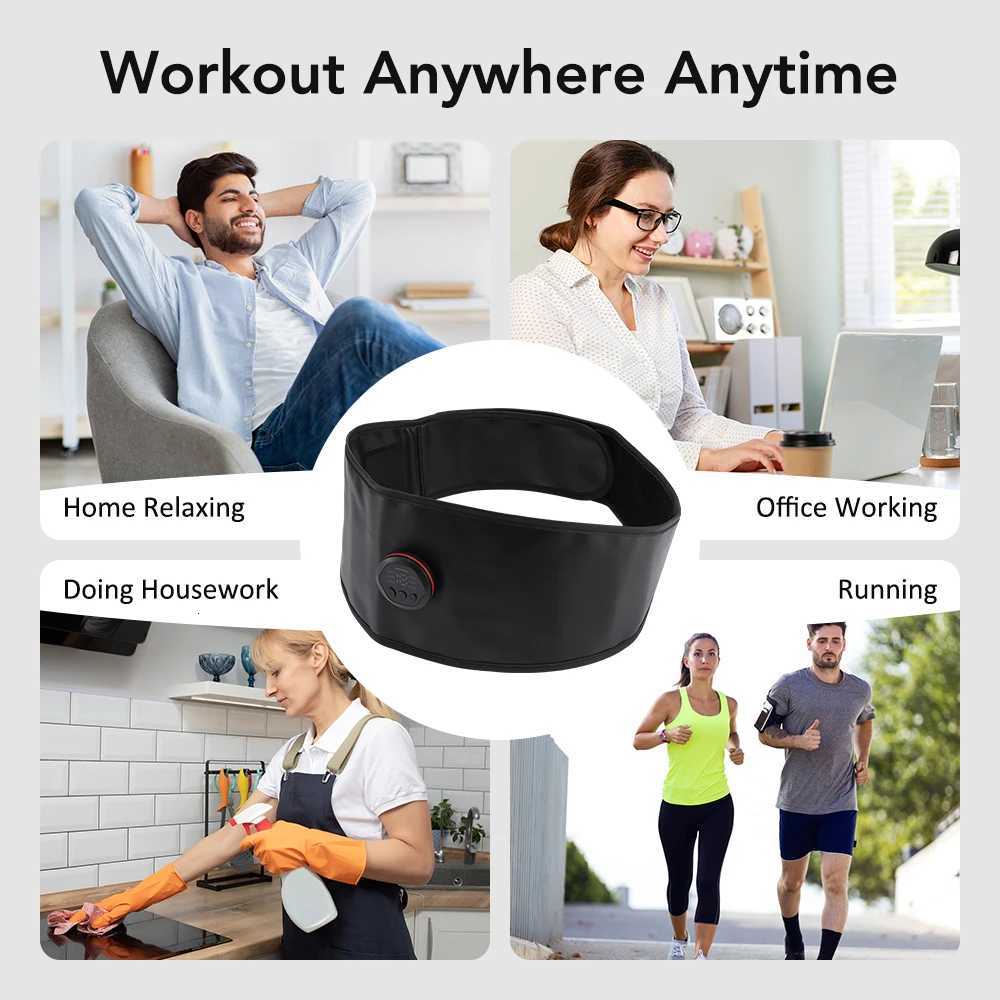 Slimming Waist Massager Electric Massage Belt Back Arm Hip Leg Muscle Relief Body Shaping Fitness Waist Massage Pads W250724