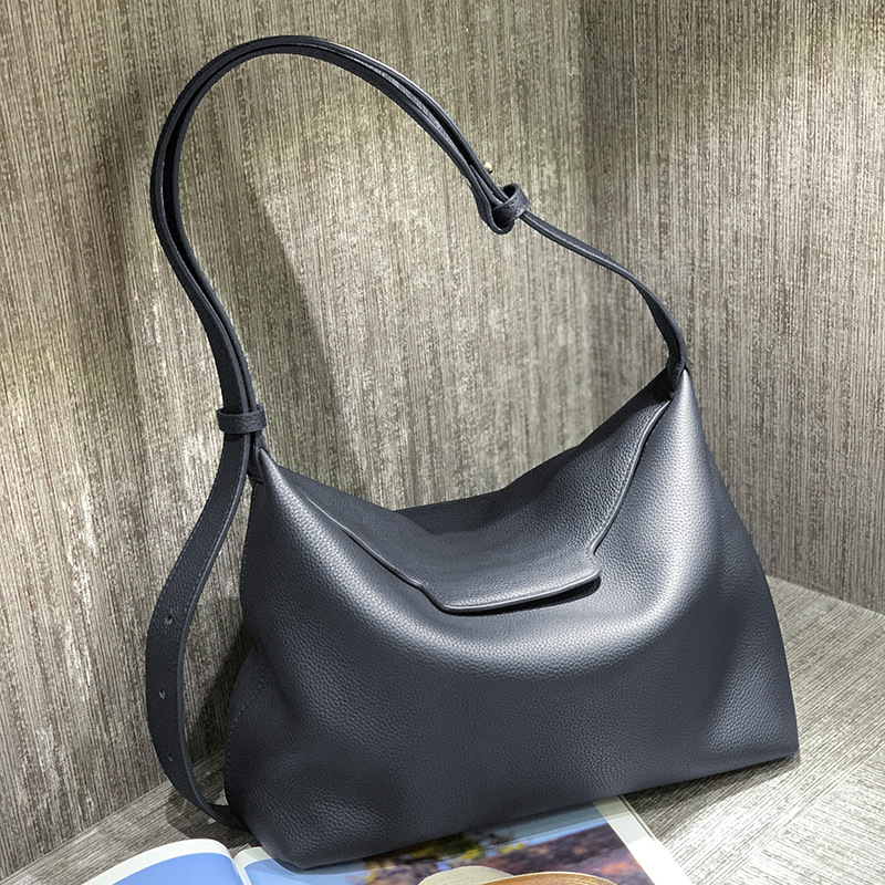 Single Shoulder Underarm Top Layer Cowhide Genuine Women's Crossbody Bag New Leather Material