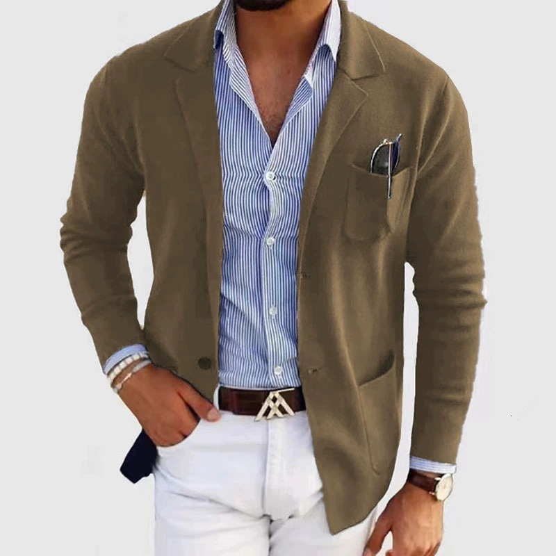 2025 New Mens Fashion Slim Fit Suit Jacket for Party Wedding