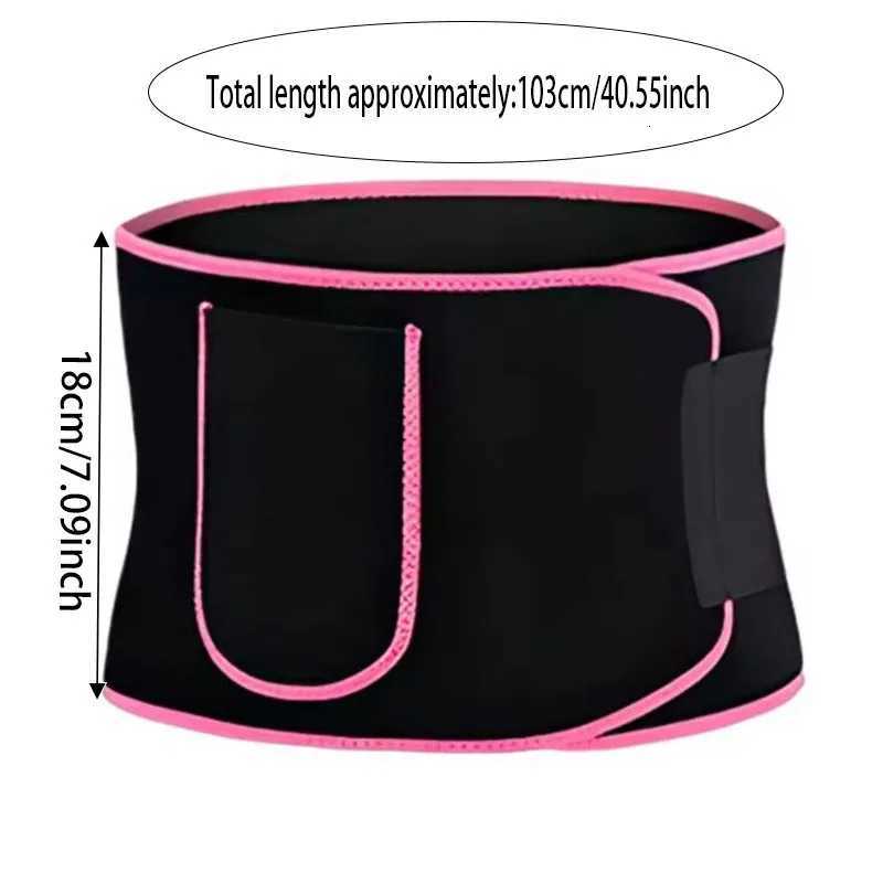 Sports Sweat Burst Waist Support Belt Shape Running Durable Waist Abdominal Fat Burning Training Belt Sauna Set Waist Trimmer W250724
