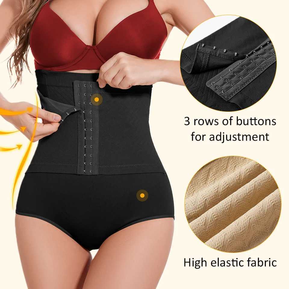 Women Slimming Waist Belt Shapewear Sexy Belly Cincher Body Shaper Fat Compression Strap Girdles Firm Hook Corset S-2XL W250724