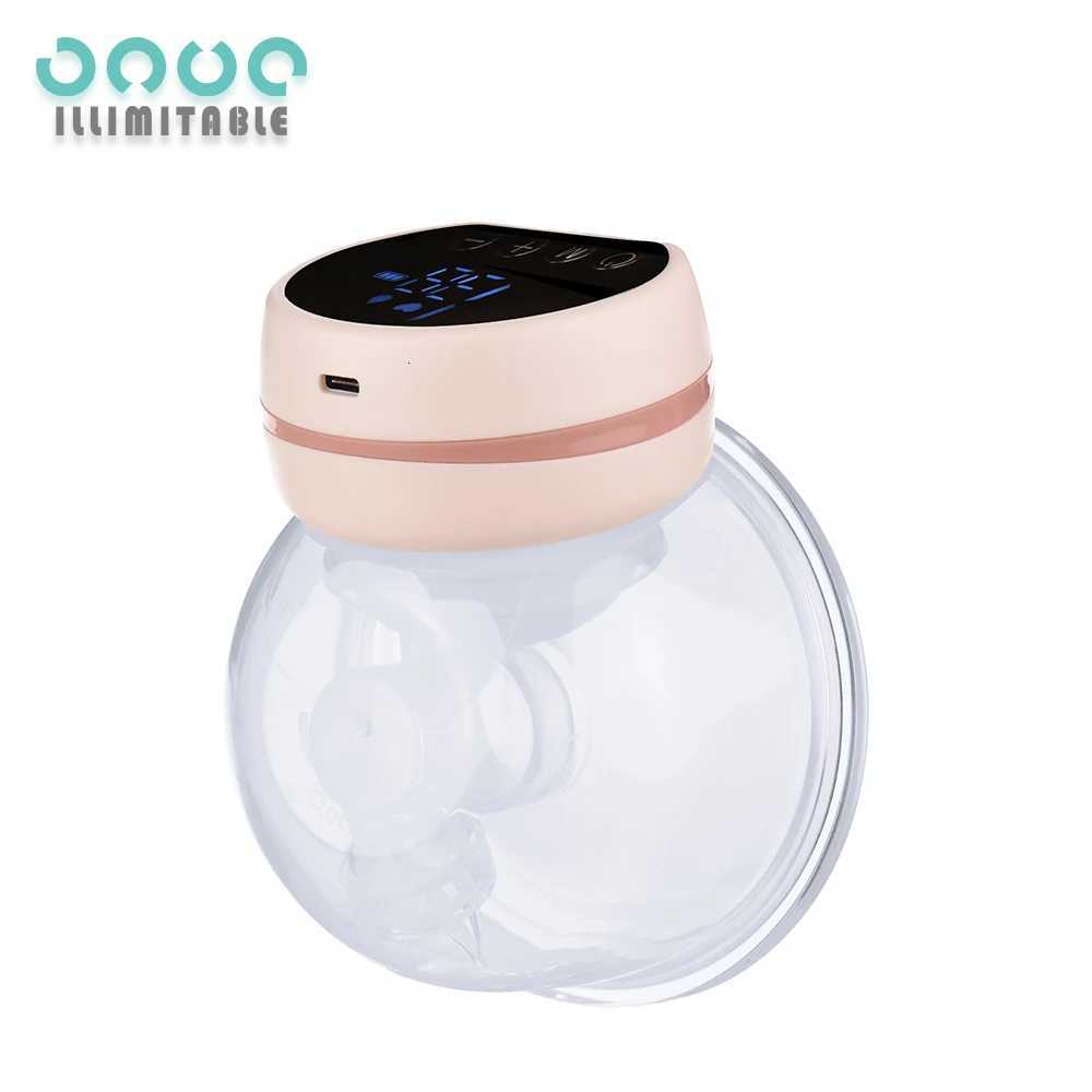 24MM Wearable Electric Breast Pump Invisible Hands Free Portable Integrated Breast Pump with 3 Modes and 9 Levels of Suction X250724