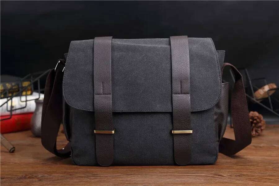 Fashion Casual Canvas Messenger Men Crossbody Bags High Quality Computer Document Travel Shoulder Bag Satchels Male