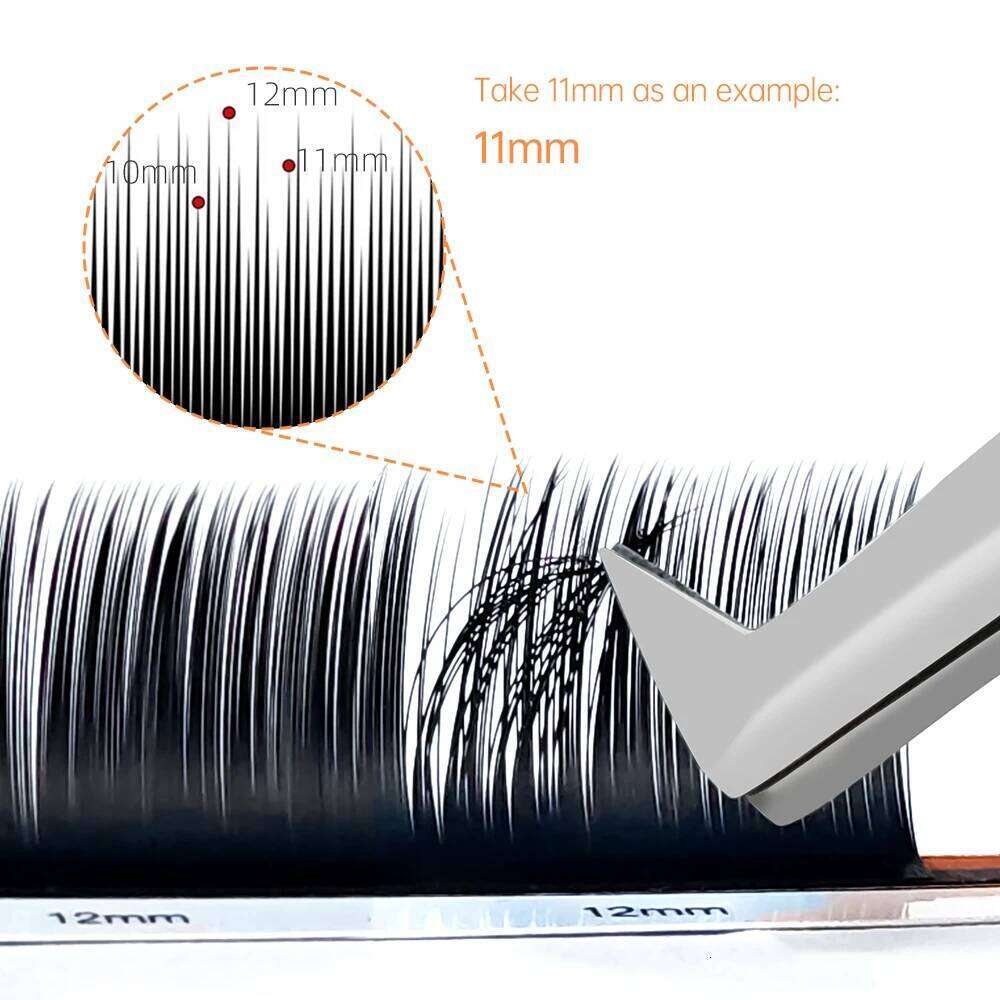 Yelix Camellia with Adhesive LC LB LJ C D Curl Eyelashes Natural Soft Eyelash Extensions Russian Volume Individual Lashes X250723