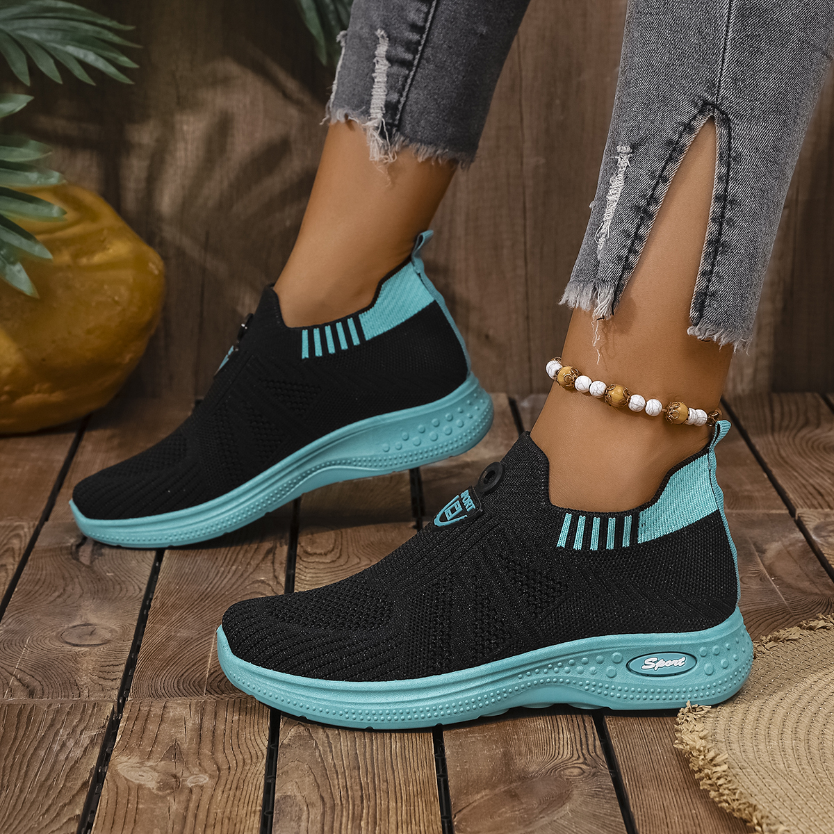 Comfort-Focused Mesh Material Sneakers - Unisex Lightweight Casual Footwear hot-sale products