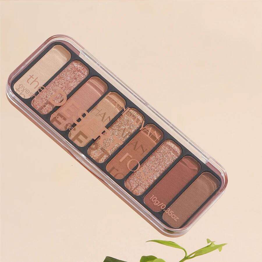 9 Colors Eyeshadow with Glitter Shimmer and Finishes Makeup Palette Matte Large Ground Color Eye Shadow Plate X250723 X250724