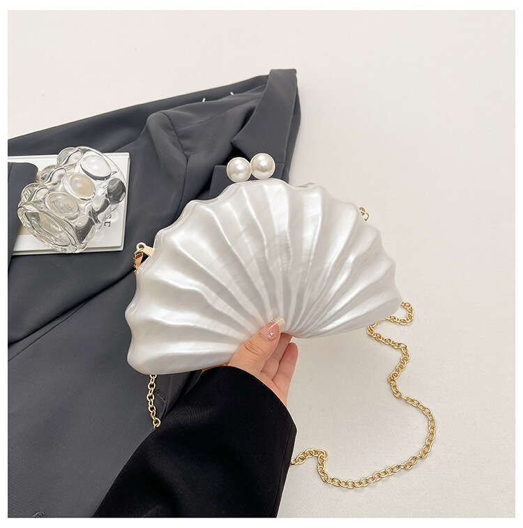 Designer Luxury Evening Diamond Women New Acrylic Shoulder Crossbody Wedding Party Clutch Chain Bag