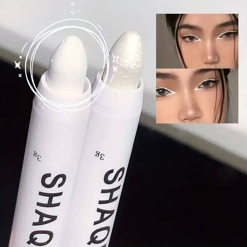 Highlighter Gloss Pencil Double End Beads Bright Flash Stick Anti Sweat Long High Color Eyeshadow Makeup X250723 X250724