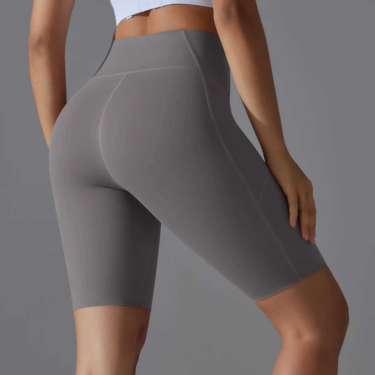 Yoga Gym Pockets Shorts Quick Drying Jogging Active Cycling Workout Gym Shorts Workout Gym Shorts Fitness High Waist XJ250724