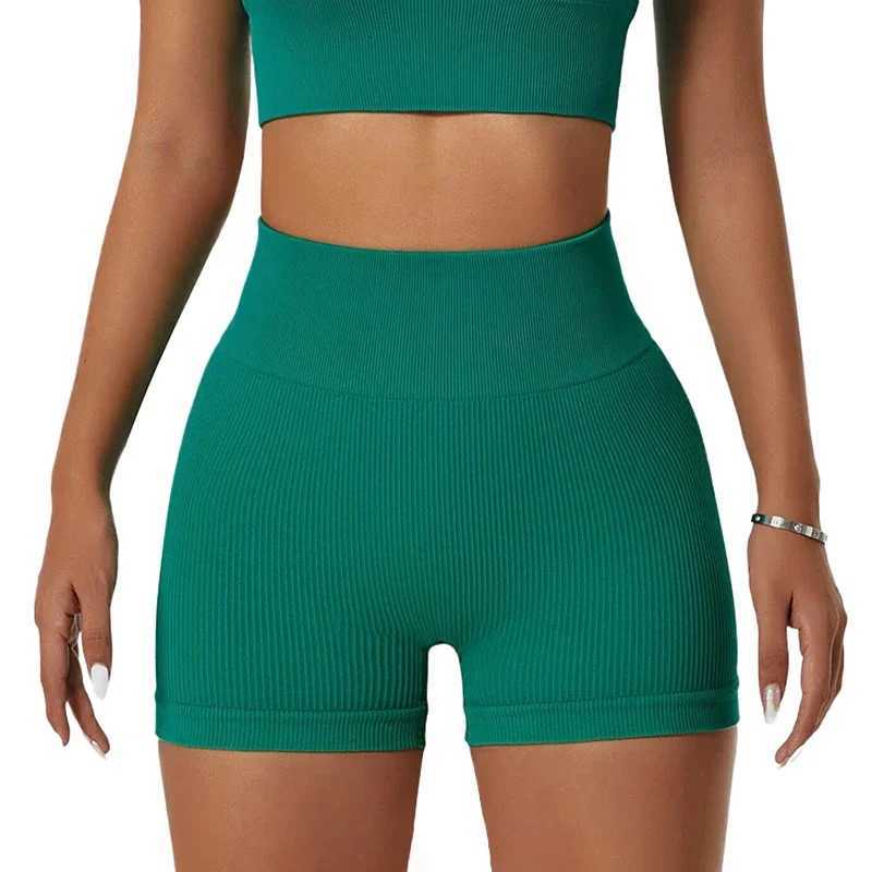 Women Thread Slim Shorts Seamless Elastic Shorts High Waist Hip Lifting Fitness Fashion Tights Gym Workout Cycling Yoga Shorts XJ250724