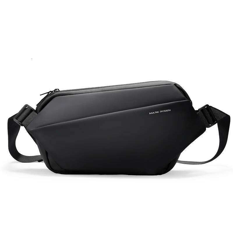 Large Capacity Black Leather Waterproof Messenger Bags Commuter Daily Cross Body Bag Men