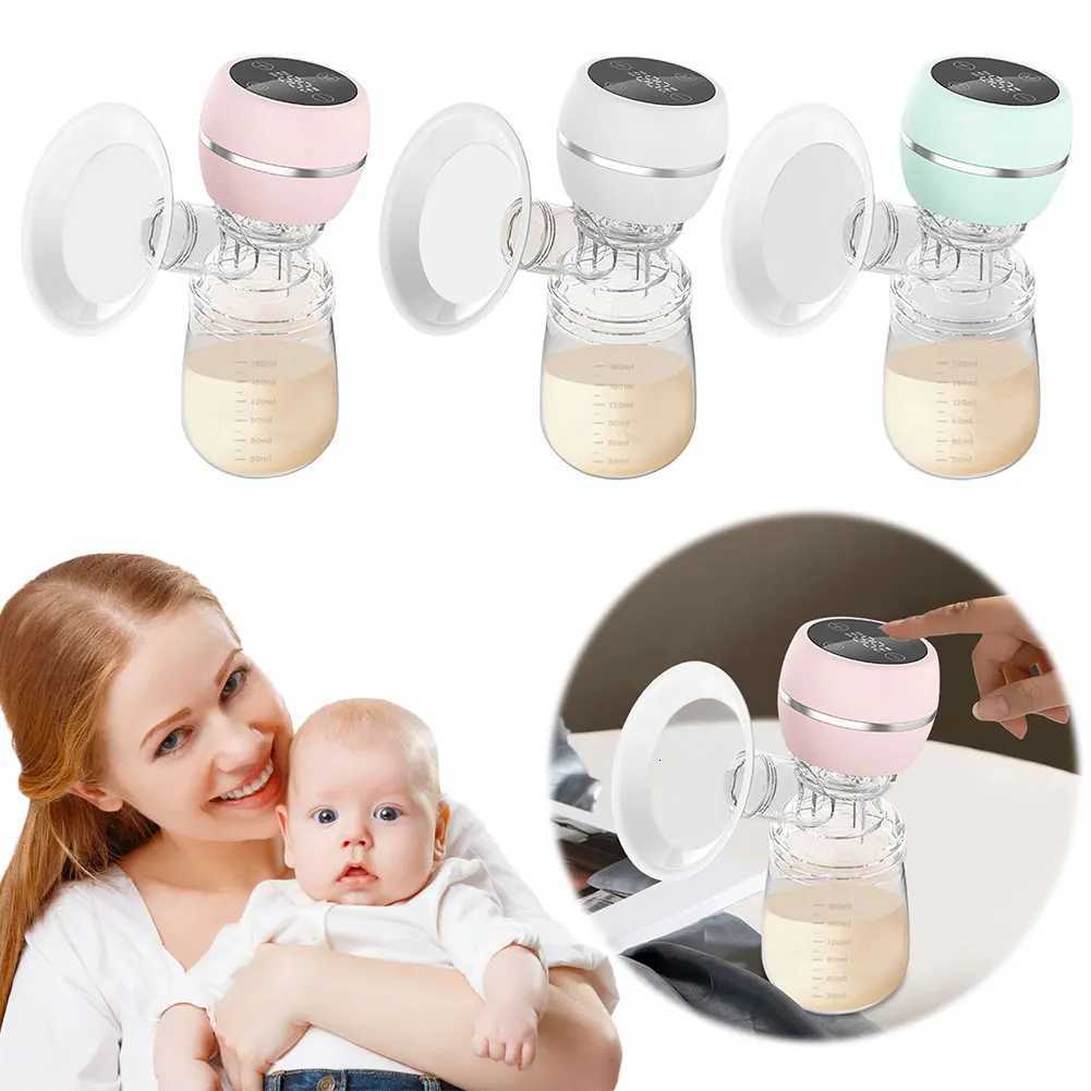 180ML Portable Hands-Free Breast Pump with Touchscreen LED Electric Breastfeeding Pump Portable Milk Extractor for Baby Feeding X250724