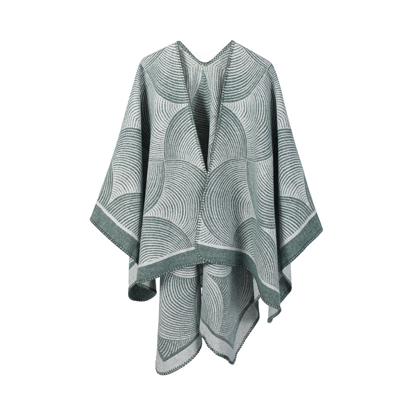 K1459 Factory direct supply cross-border foreign trade Europe and the United States spring and autumn winter 2025 new women's wool jacquard geome