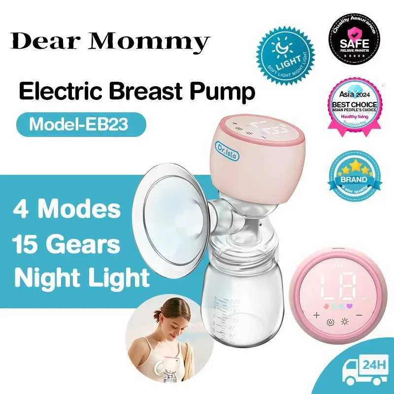 Portable Electric Breast Pump For Breastfeeding Low Noise With 180ml Milk Bottle With Night Light Milk Pump BPA-Free X250724