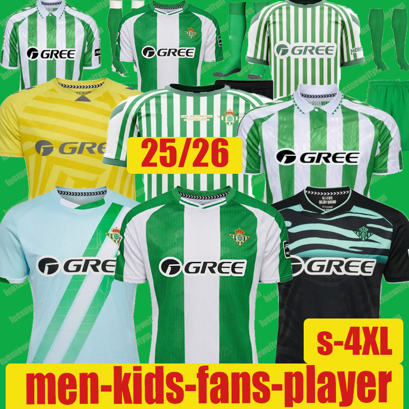 25 26 real Betis Football Shirt kids kit ISCO ANTONY 24 25 soccer Jerseys Special Edition JOAQUIN LO CELSO EZ ABDE AITOR RUIBAL VITOR ROQUE PERRAUD AVILA CHIMY uniform