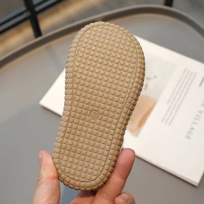 Baby Kids Casual Shoe Boys Girls Rabbit Carrot Soft Mary Jane Flats Children Non-Slip Flexible Spring Summer Shoes BeigeXJ250724