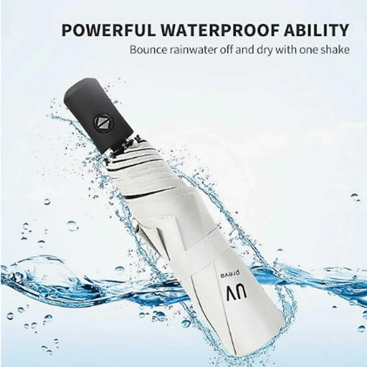 8 Ribs Travel Rain Sun Umbrellas Windproof Multi-color Travel Umbrella Automatic Open And Close R250724