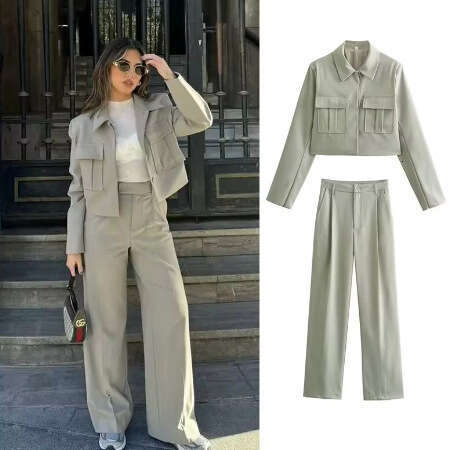 TRAFZA Style Summer New Fashion Casual Slim Fit + Suit Trousers B5