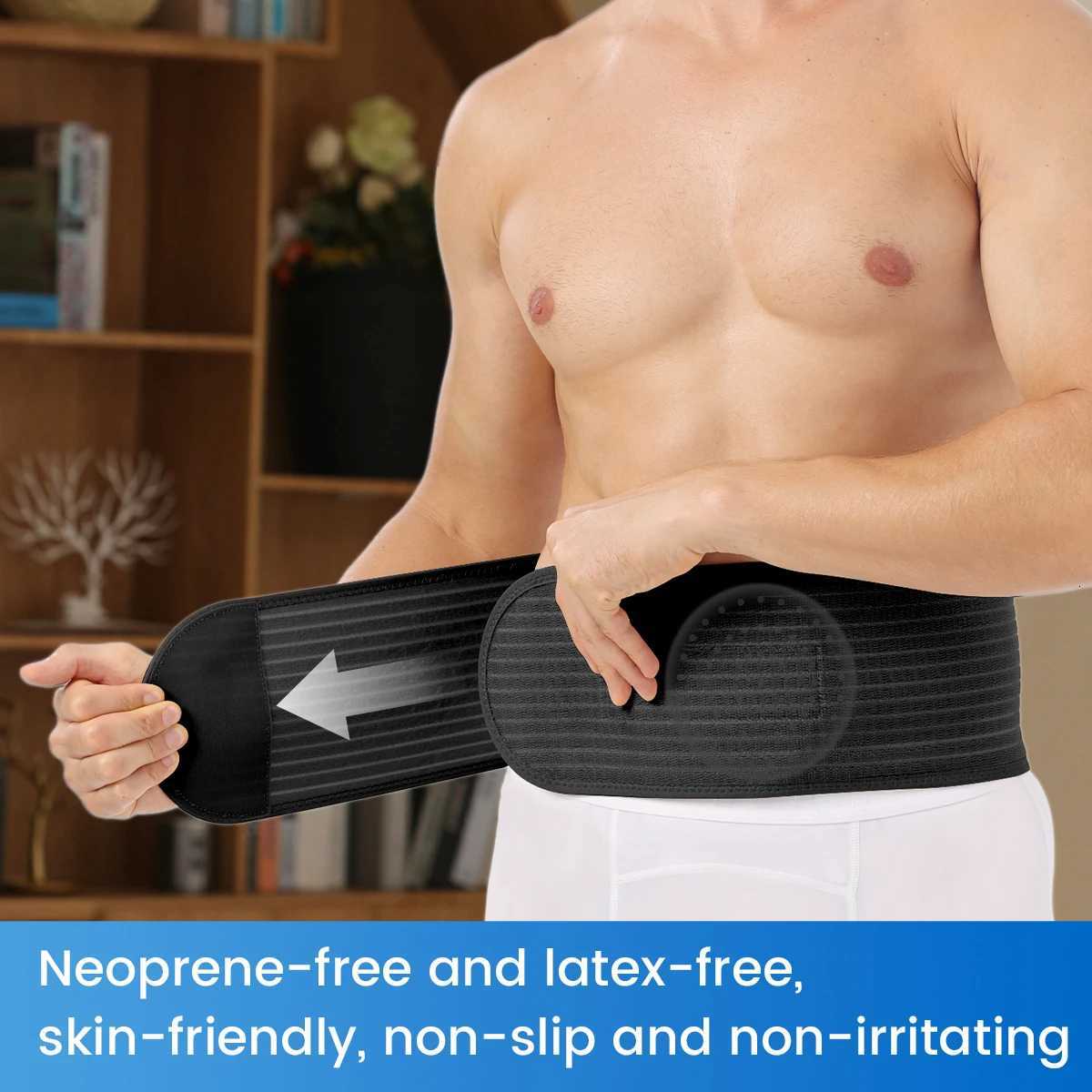 VELPEAU Umbilical Hernia Belt for Epigastric Incisional and Belly Button Hernia Navel Abdominal Binder Adjustable and Non-Slip W250724
