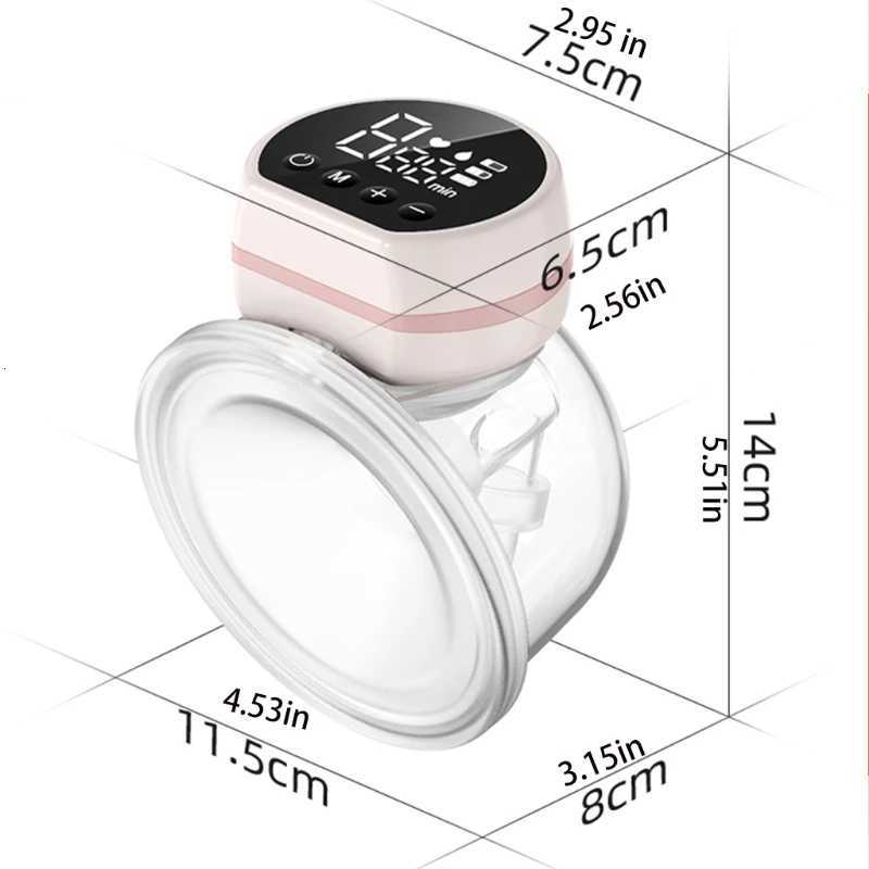 Electric Breast Pump Wearable Hand Free Wearable Breast Cup BPA-Free Breast Feeding Milk Collector USB Rechargeable X250724